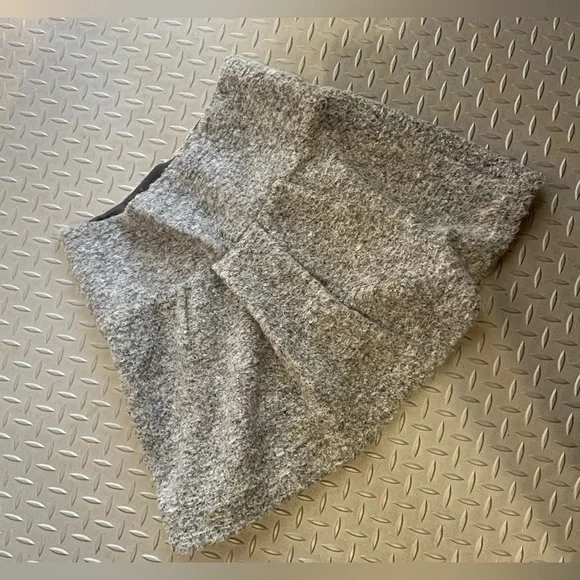 Gat rimon  elan mini skirt wool like material zipper size small fall boho classy - Picture 5 of 8